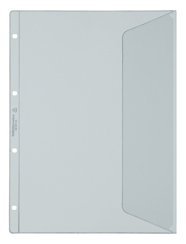 Kolma Sichtmappe A4 – transparent, Kunststoff, glänzend, 140 µm, 10er-Pack
