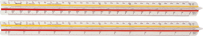 Rotring Wandtafel-Lineal 30 cm – Kunststoff, weiss