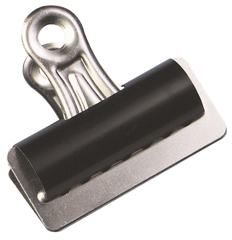 Q-CONNECT Büroklammern – Quick-Clips – 32 mm – Metall – Schwarz – 10 Stück