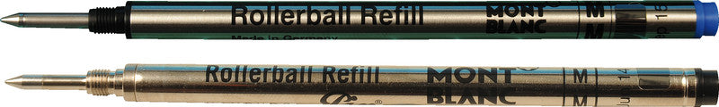 Montblanc Rollerpatronen für Meisterstück Classique – Blau, M, geruchsarm, 2 Stk.