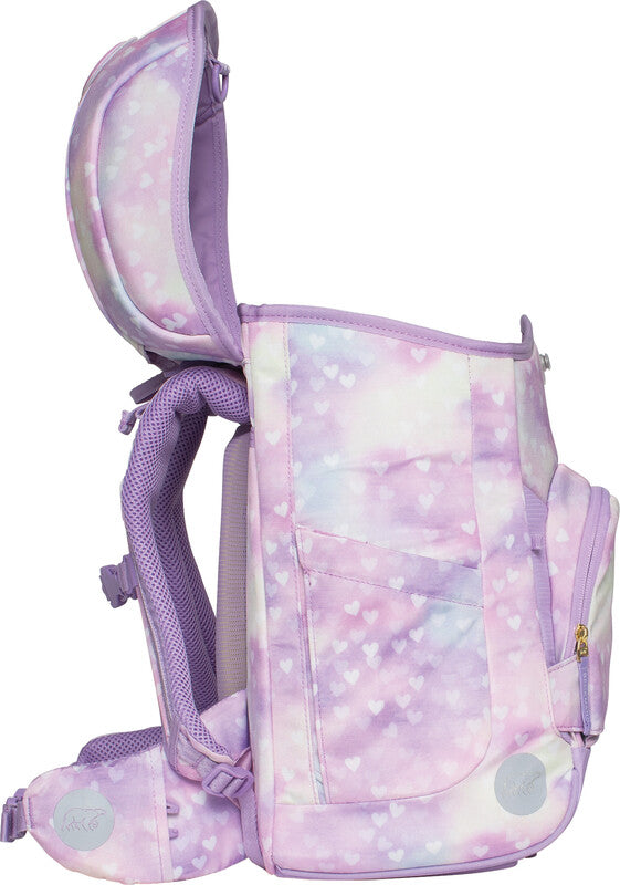 Beckmann Schulrucksack-Set Plus Air – 6-teilig – Unicorn Princess Purple