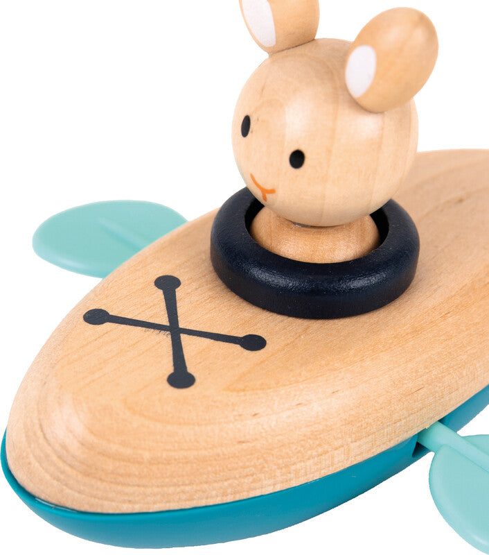 Egmont Aufzieh-Wasserspiel Hase – 13,0 × 11,0 × 7,0 cm – ab 2 Jahren – mehrfarbig