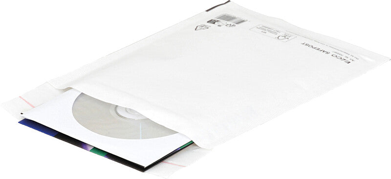 Elco Luftpolstertasche – 150 × 210 mm, weiss, selbstklebend