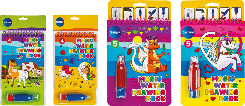 Centrum Malbuch Unterwasser – 13,7 × 18,3 cm – Spiralbindung – mit Zahlen 1–10