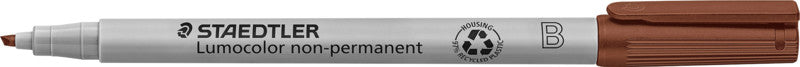 Staedtler Non-Permanent-Marker Lumocolor – breite Keilspitze 1-2,5 mm – sortiert – 6er-Set – nachfüllbar