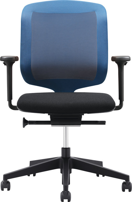 Giroflex Bürostuhl 434 My Chair 2 Go – Sitzhöhe 40–52 cm, 110 kg, Schwarz/Blau