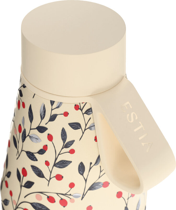 Estia Flow Isolierflasche 500 ml – Doppelwandig 12 h Heiss / 24 h Kalt, Edelstahl, Schraubdeckel