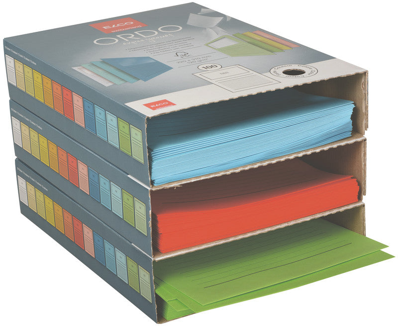 Elco Sichtmappe A4 – Goldgelb, Papier, 100er-Pack