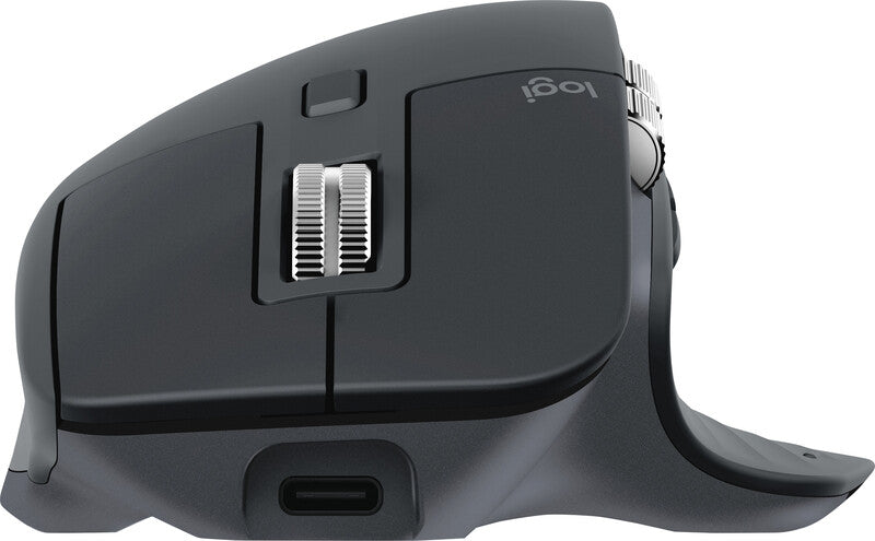 Logitech MX Master 3S – Maus – Kabellos (Bluetooth/2,4 GHz), 8000 DPI, Rechts, Graphit