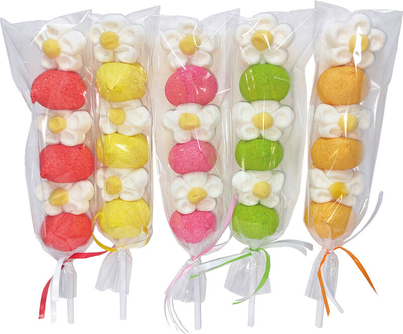 Sombo Candy Mallow Marshmallows – 5 Farben (rot, gelb, rosa, grün, orange) – 48 g