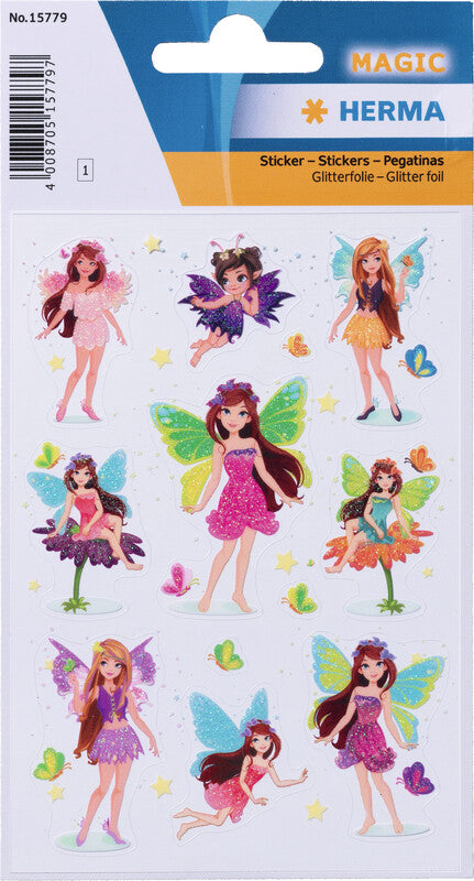HERMA Schmucketiketten, Magic Märchenwelt – 84 × 120 mm – sortiert – 1 Blatt