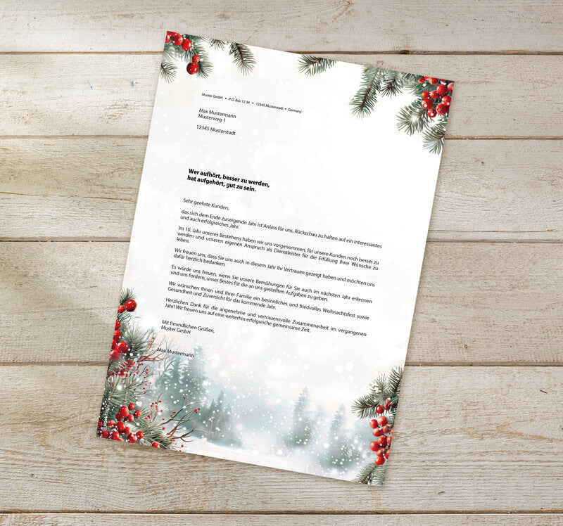 Sigel Schreib-/Motivpapier Scandinavian Snow – A4 – 90 g/m² – FSC – für Kopierer, Laser-/Inkjetdrucker – Pack à 100
