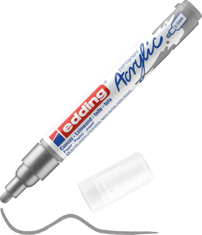 Edding Acrylmarker für Permanent-Marker – sortiert, 5er