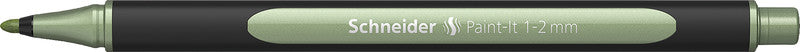Schneider Schreibgeräte Paint-It Filzstift Metallic – 1–2 mm, vintage grün metallic