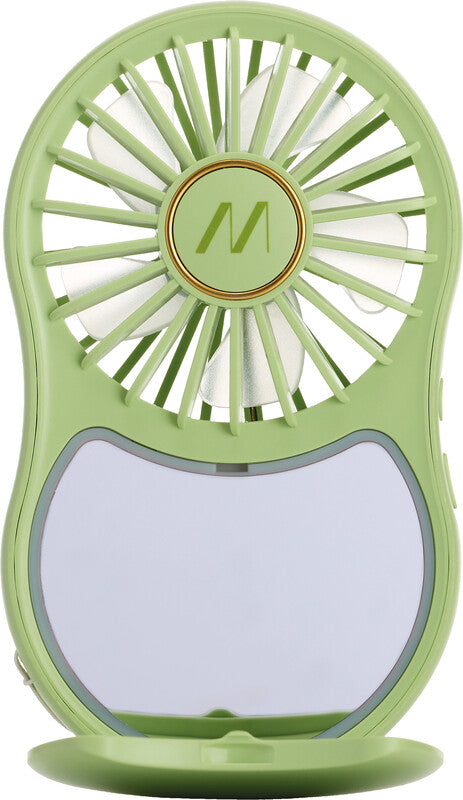 Muitomas Handventilator MIRRORFANGN – 3 Stufen, USB-C, Grün