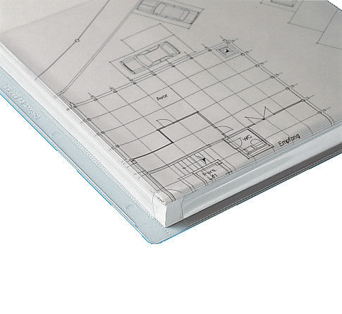 Q-connect Sichtmappe A4 – transparent, Kunststoff, glänzend, 180 µm, 50er-Pack