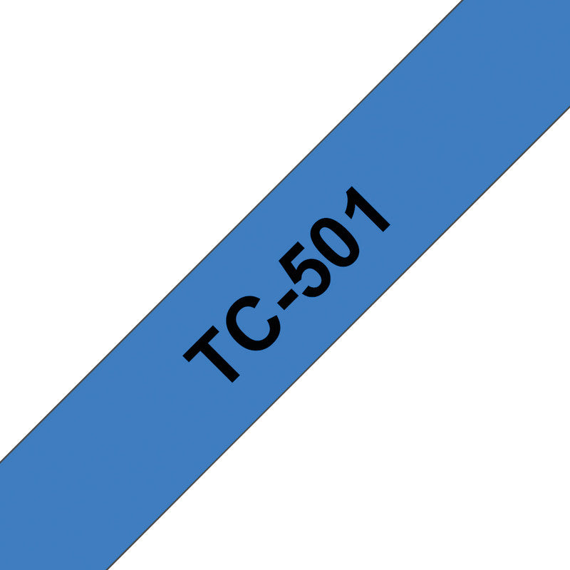 Brother Schriftband – 12 mm × 7,7 m, Blau, Schwarz