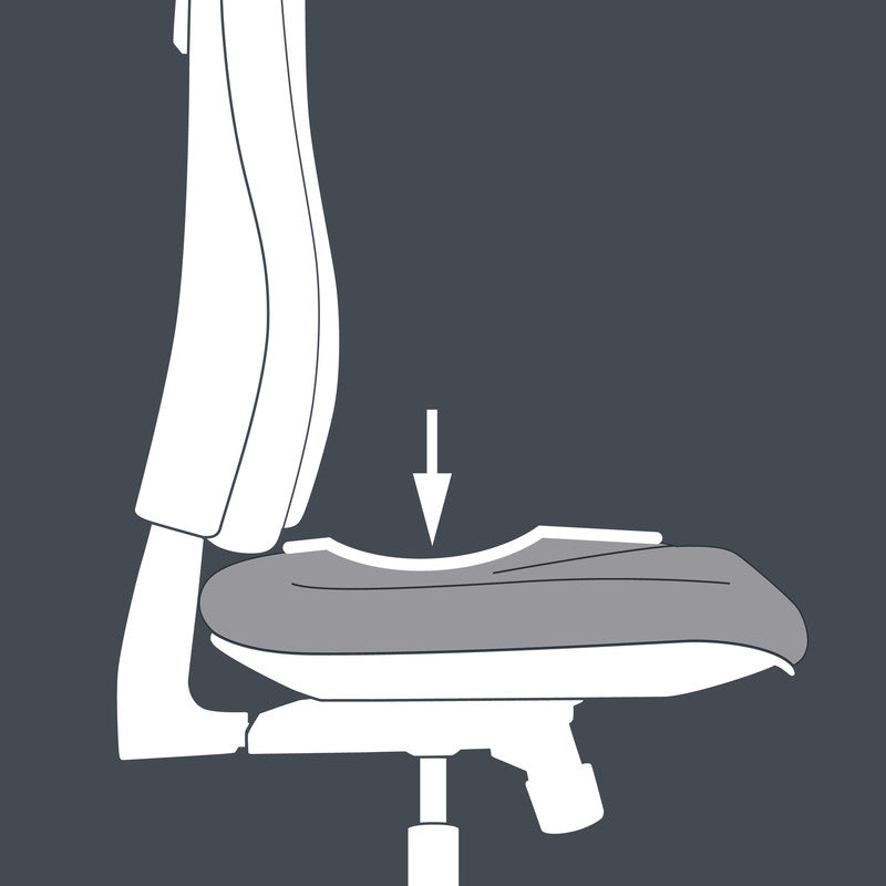 Topstar Chefsessel Speed Chair – 55 × 50 × 72 cm, 110 kg, grau