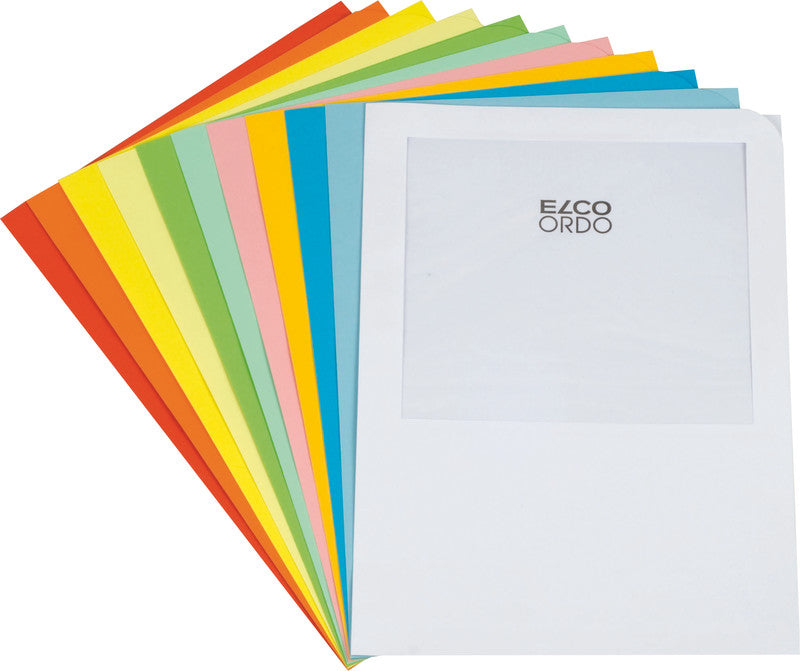 Elco Sichtmappe A4 – Goldgelb, Papier, 100er-Pack