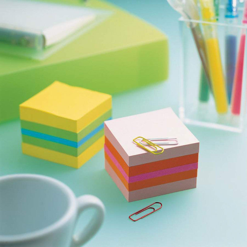 Post-it Haftnotizen – 51×51 mm – Mehrfarbig, 400 Blatt, PEFC