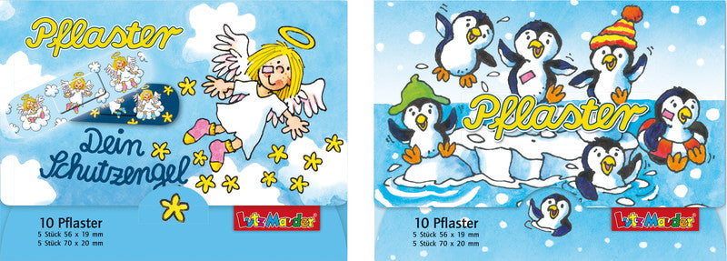 Lutz mauder Pflaster Dein Schutzengel – hypoallergen, wasserabweisend – sortiert – 10 Stk.