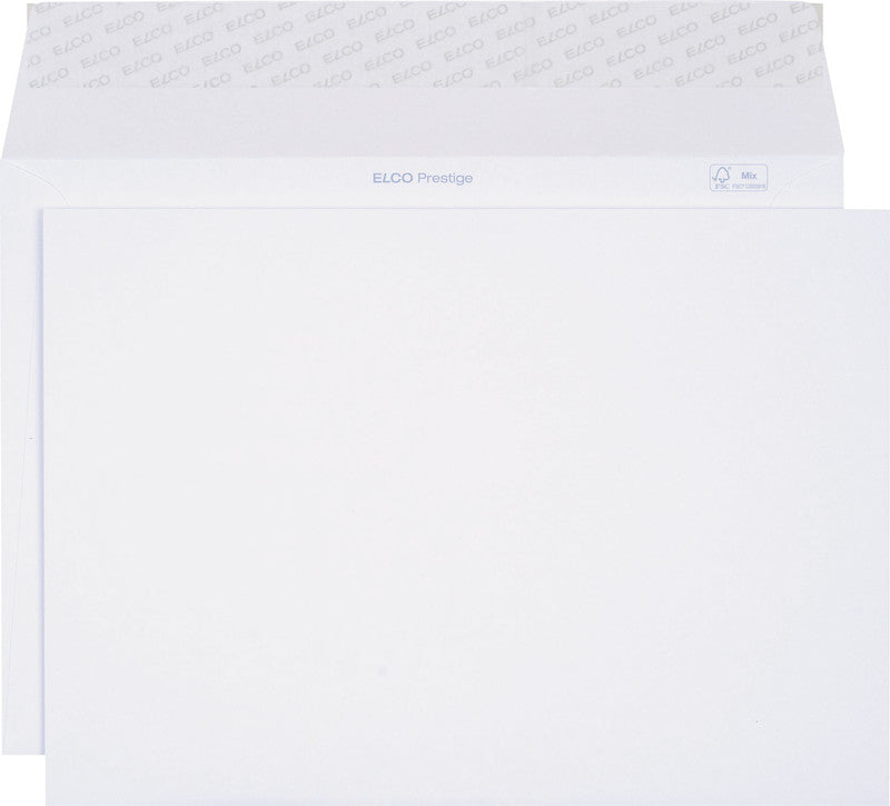Elco Couvert C4, ohne Fenster, selbstklebend, weiss, 120 g/m² – 200 Stk.