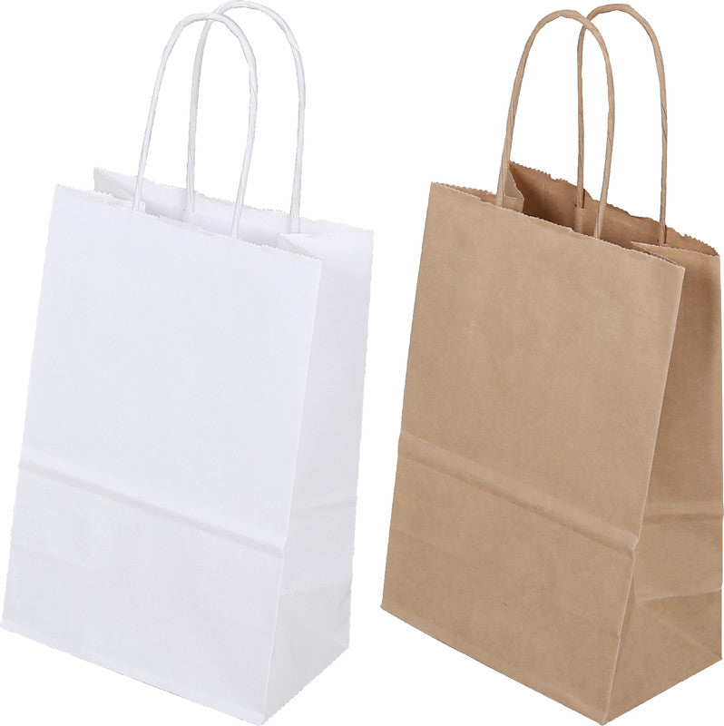 Elco Tragetasche, weiss – 270 × 120 × 370 mm – 50 Stk.