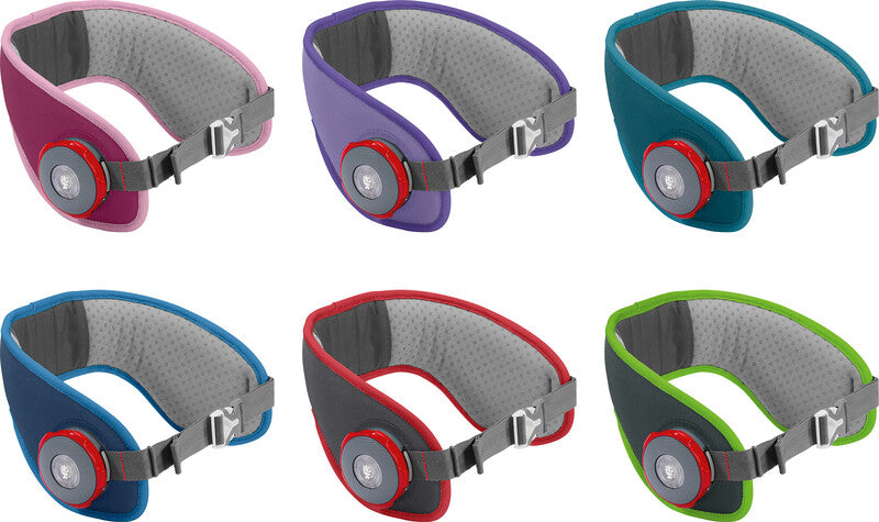 Step by Step Hüftgurt Easybelt – mit Leuchteffekt – für Step by Step Rucksäcke, Rot
