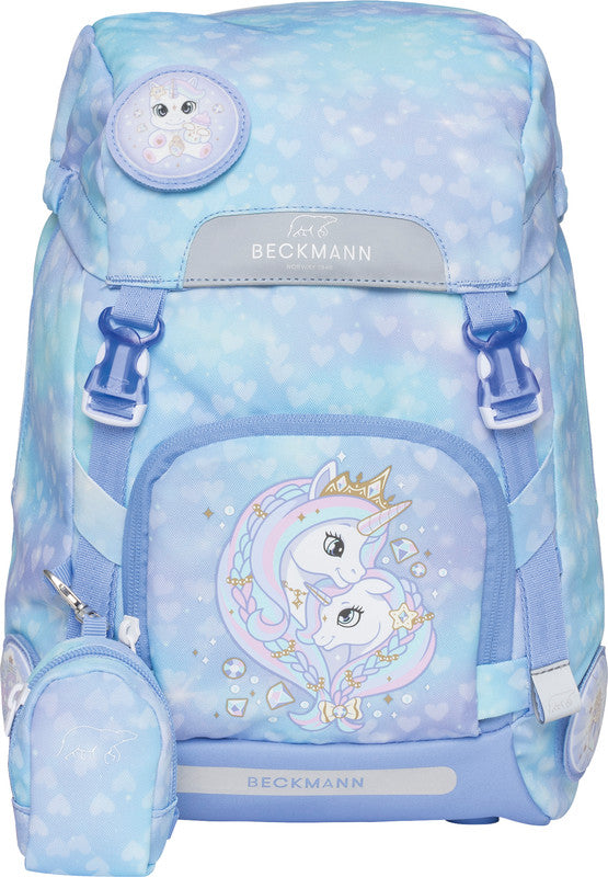 Beckmann Schulrucksack Classic – Unicorn Princess Ice Blue