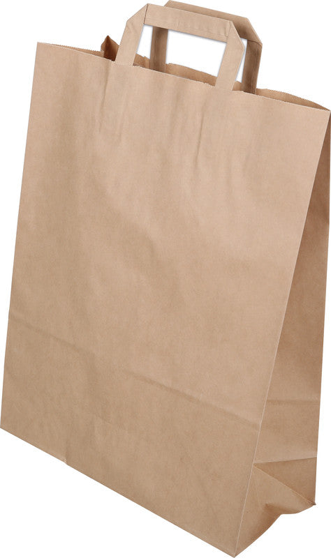 Elco Tragetasche, Braun – 320 × 170 × 380 mm – 50 Stk.