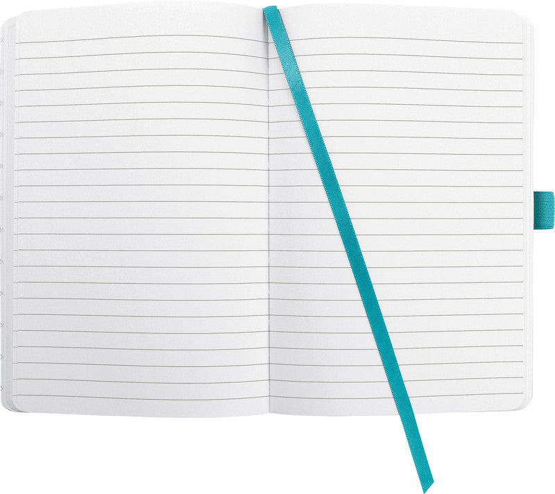 Sigel Notizbuch, A6, liniert, Fadenheftung, 174 Seiten, perforiert, 80 g/m² – türkis