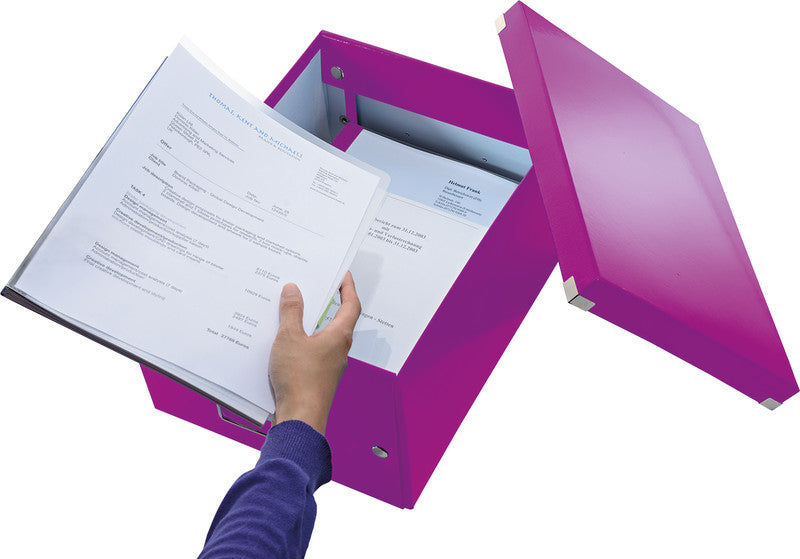 Leitz Aufbewahrungsbox, Violett, Kunststoff (PP)