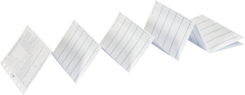 Succes Senior Jahresinhalt Kalender‑Einlage – 1 Monat/1 Seite, 6‑fach, 9,5 × 15 cm, 2026