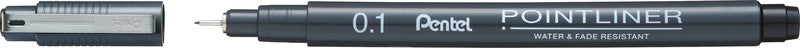 Pentel Pointliner Fineliner 0,1 mm – schwarz – wasserfest