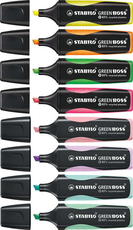 STABILO BOSS Textmarker Grün – Keilspitze, 2–5 mm, nachfüllbar