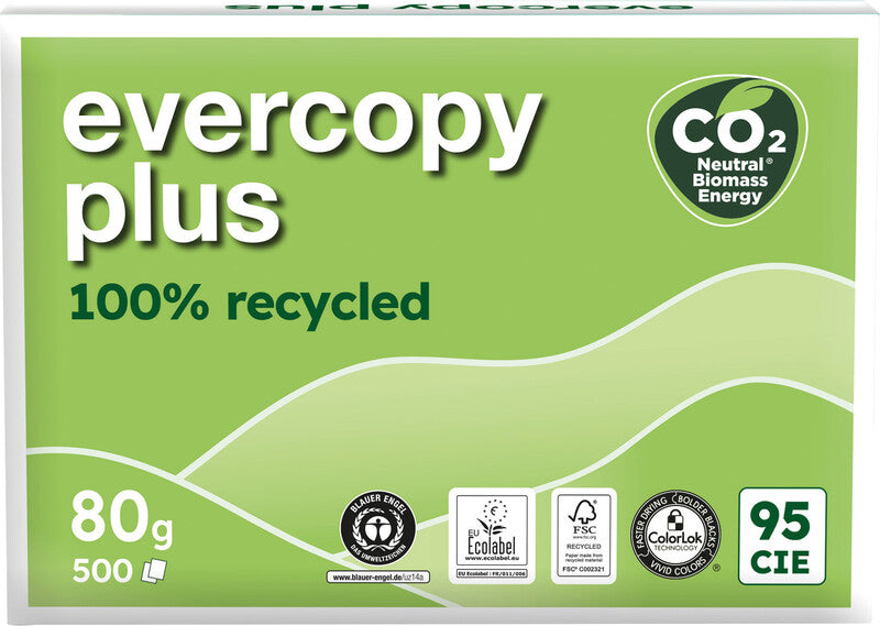 Clairefontaine Kopierpapier – A3, 80 g/m², weiss – für Inkjet/Laser/Kopierer – FSC, EU Ecolabel – 500 Blatt