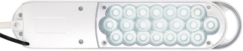 MAUL LED-Tischleuchte Atlantic – Metall-Klemmfuss – 5'800 K – 400 lm, 9 W – Weiss