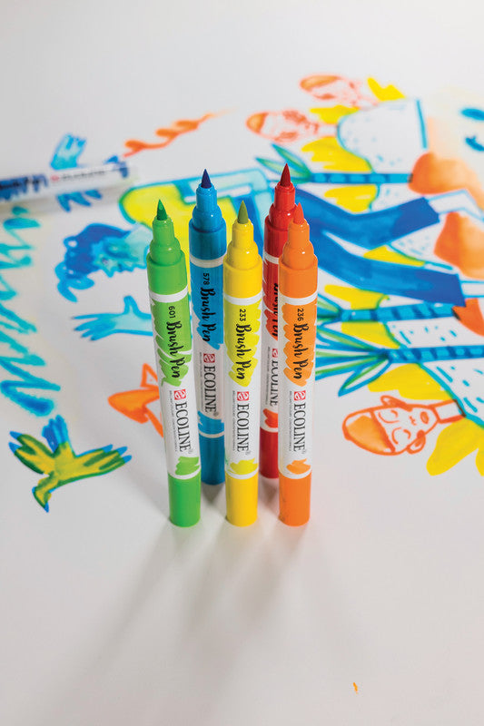 Talens Filzstift Brush Pen, auswaschbar, 1 Stk.