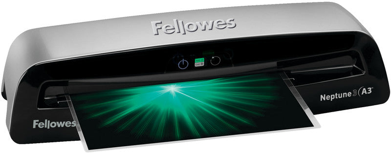 Fellowes Neptune 3 Laminiergerät A3 – 4-Rollen, 75–175 µm, Kaltlamination, Aufheizzeit 1 Min., 800 mm/min
