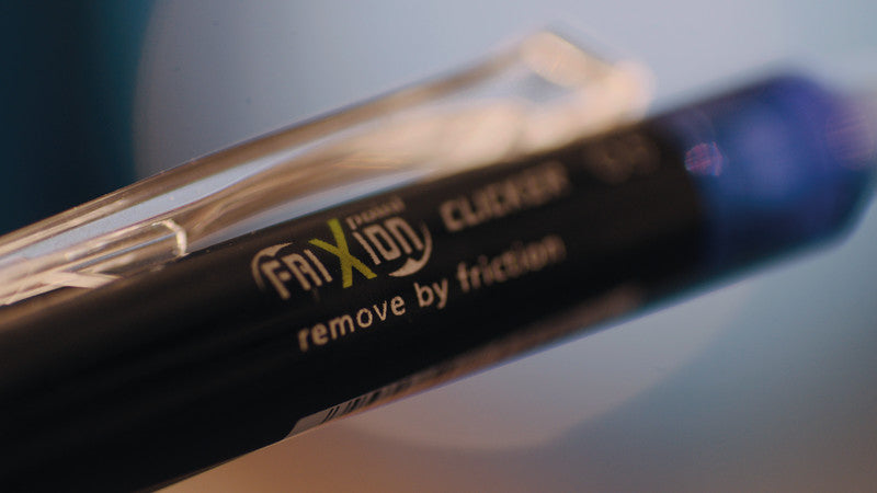 Pilot FriXion Point Clicker – radierbarer Tintenroller, 0,25 mm, blau, für Linkshänder