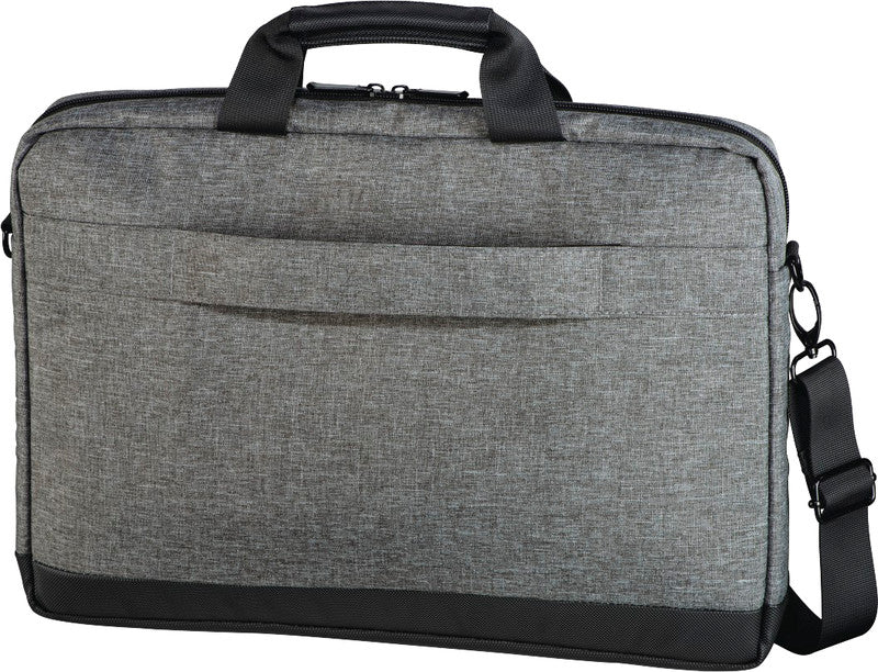 Hama Terra Notebook-Tasche – 8 l, wasserabweisend, Aufsteckfunktion, recyceltes PET (rPET), grau