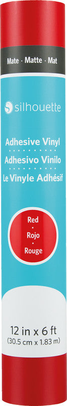Silhouette Vinylfolie matt – Rot – 30,5 × 180 cm – für Silhouette Schneideplotter