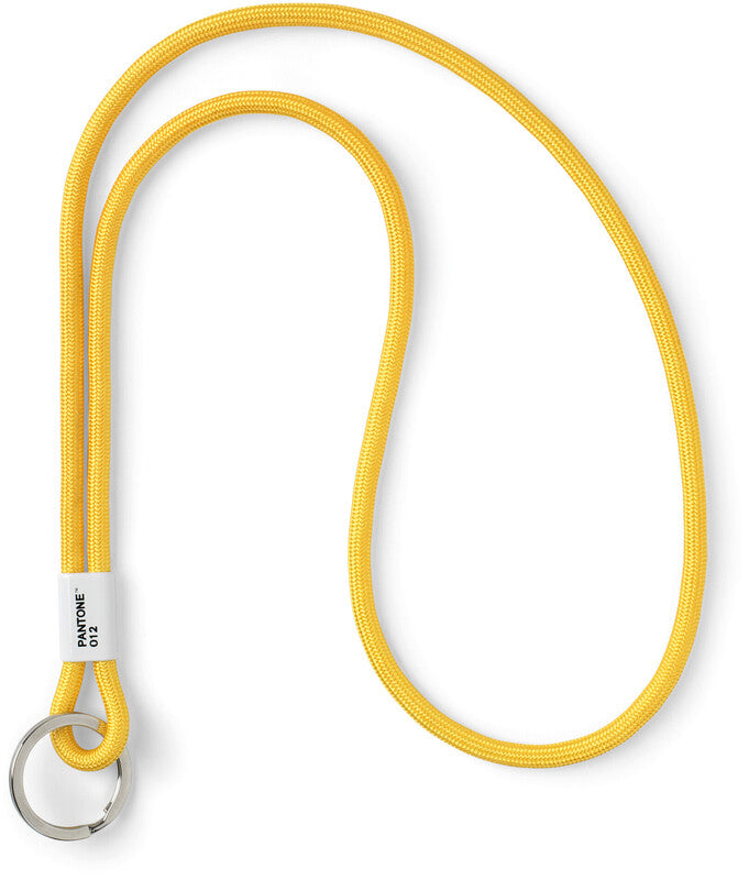 Pantone by Copenhagen Schlüsselanhänger – Bandlänge 48 cm, Nylon, Gelb