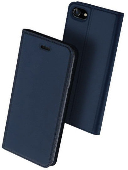 Dux Ducis Booklet-Hülle Skin Pro – für Apple iPhone SE (2020) – blau – mit Kartenfach, Magnetverschluss