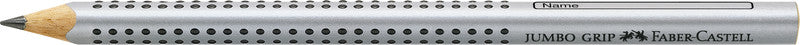 Faber-Castell Grip Jumbo Bleistift, Dreikant B Mine Ø 3,25 mm grau
