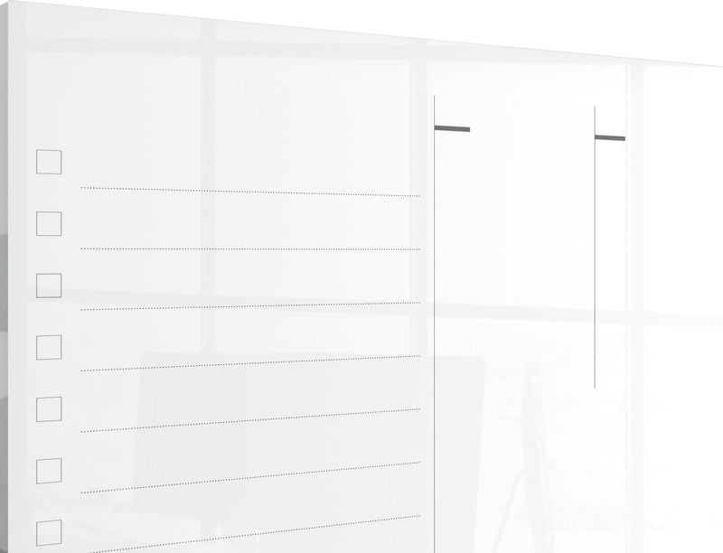 Nobo Whiteboard – 43 × 56 cm, Glas, magnetisch