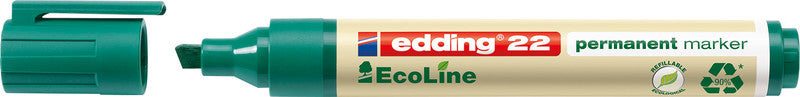 Edding Permanent Marker – rot, blau, grün, schwarz, 4er Set