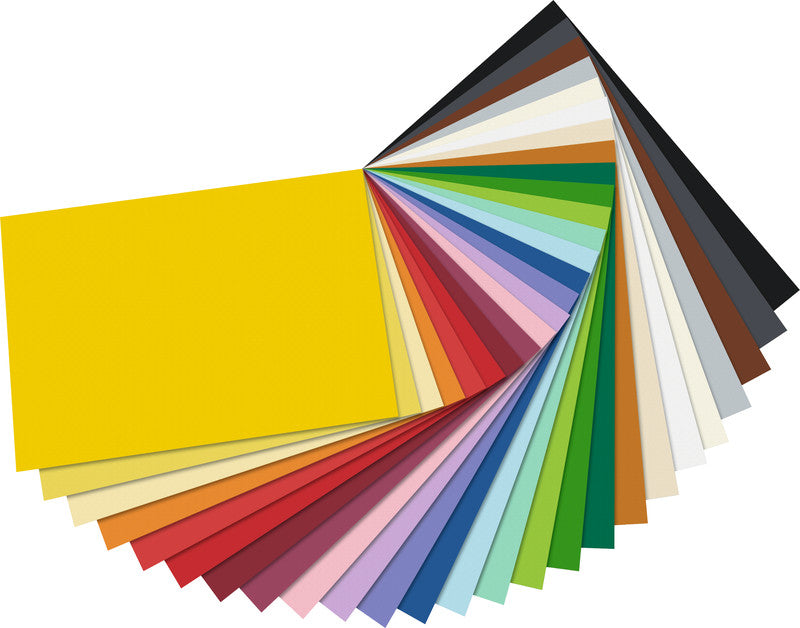 Folia Fotokartonblock – 240 × 340 mm – 300 g/m² – sortiert – 25 Blatt
