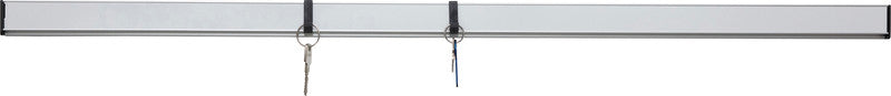 MAUL Whiteboard – 50 × 4,2 cm, magnetisch, inkl. 2 Haken, Verlängerungsadapter, Befestigungsmaterial