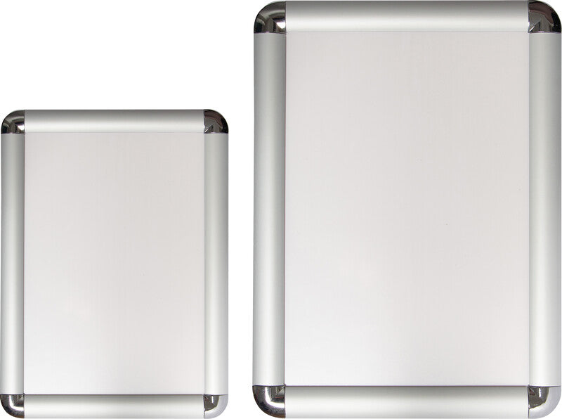 Q-connect Plakatrahmen – 240 × 325 mm, silber, wetterfest, für A4